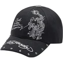 czarna-zakrzywiona-czapka-z-daszkiem-regulowana-lucky-dragon-od-ed-hardy