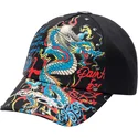 cap-islenkta-black-adjustable-strap-ed-hardy