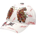kepure-islenkta-smelio-reguliuojamas-tiger-flames-ed-hardy