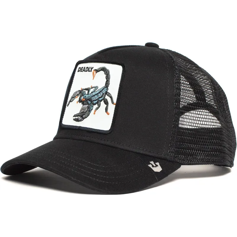 kepure-islenkta-vilkikas-juoda-snapback-escorpion-deadly-the-deadliest-scorpion-the-farm-the-farm-de-goorin-bros