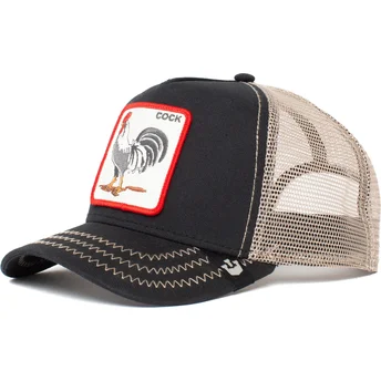 Czapka trucker czarny kogut Kogut Goorin Bros.