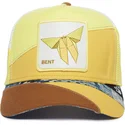 kepure-islenkta-vilkikas-geltona-snapback-mariposa-bent-transform-farmigami-the-farm-the-farm-de-goorin-bros