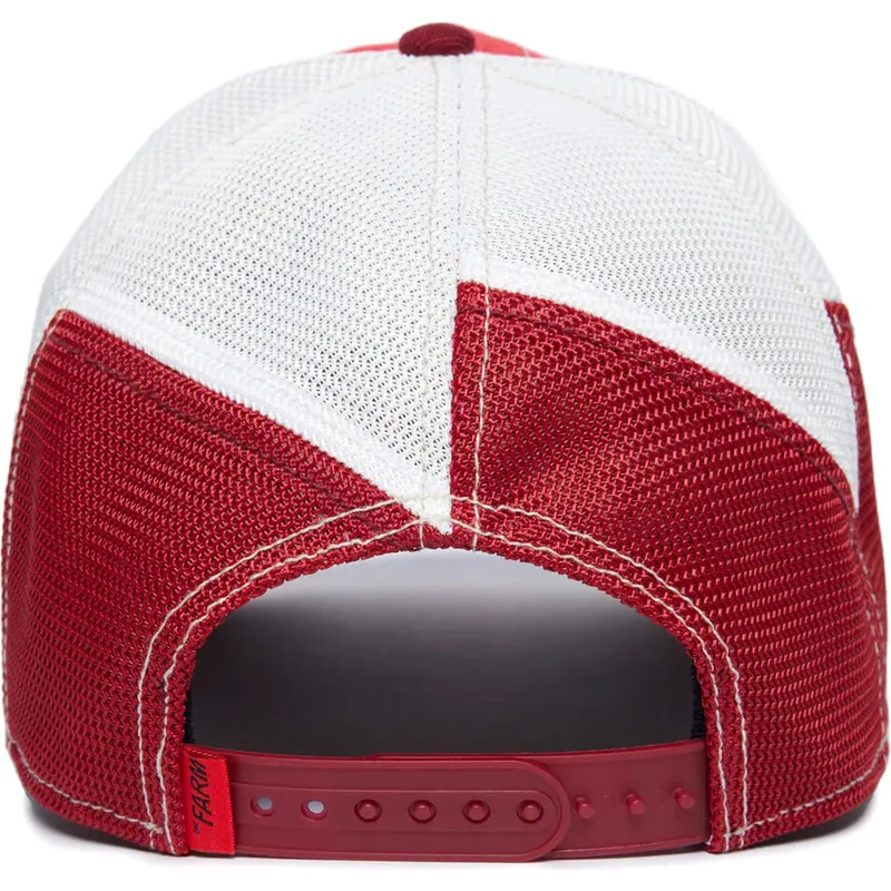 kepure-islenkta-vilkikas-raudona-snapback-gallo-cock-courage-farmigami-the-farm-the-farm-de-goorin-bros