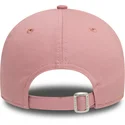 rozowa-regulowana-czapka-z-zakrzywionym-daszkiem-z-rozowym-logo-9forty-league-essential-new-york-yankees-mlb-new-era