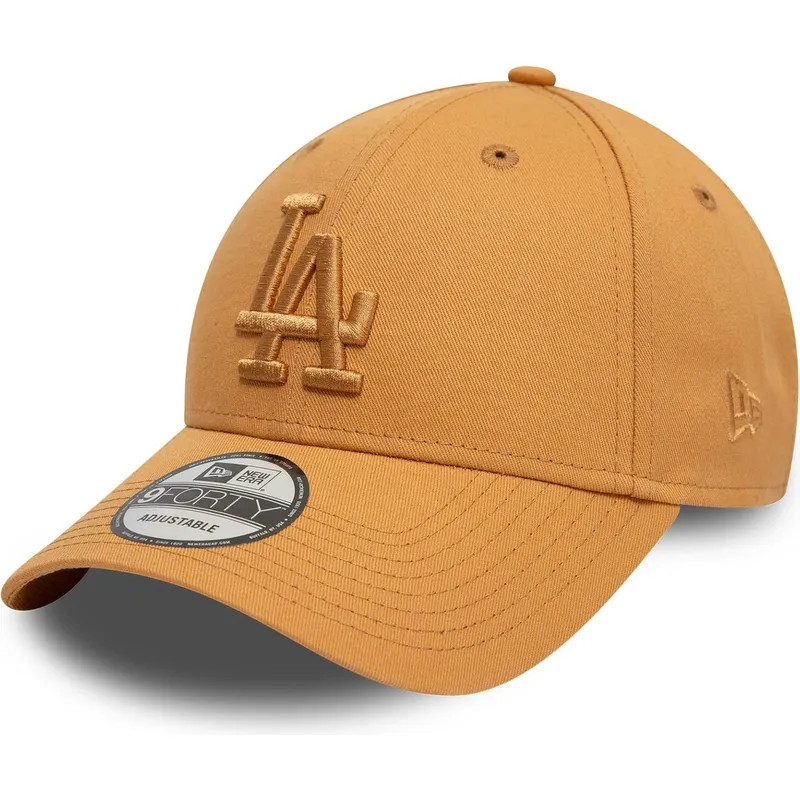 kepure-islenkta-ruda-reguliuojamas-9forty-league-essential-los-angeles-dodgers-mlb-new-era