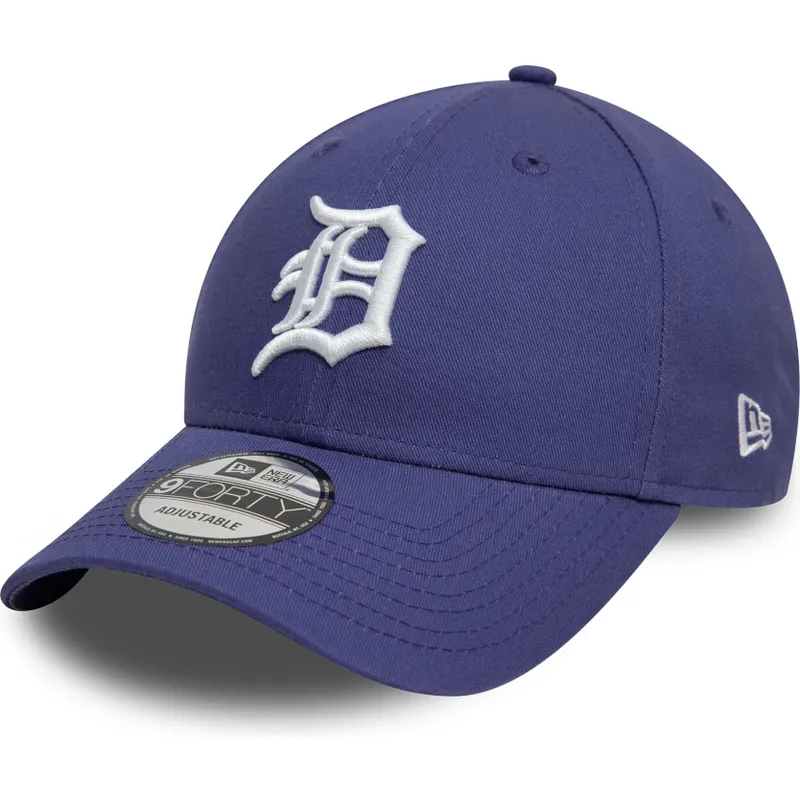kepure-islenkta-violetine-reguliuojamas-9forty-league-essential-detroit-tigers-mlb-new-era