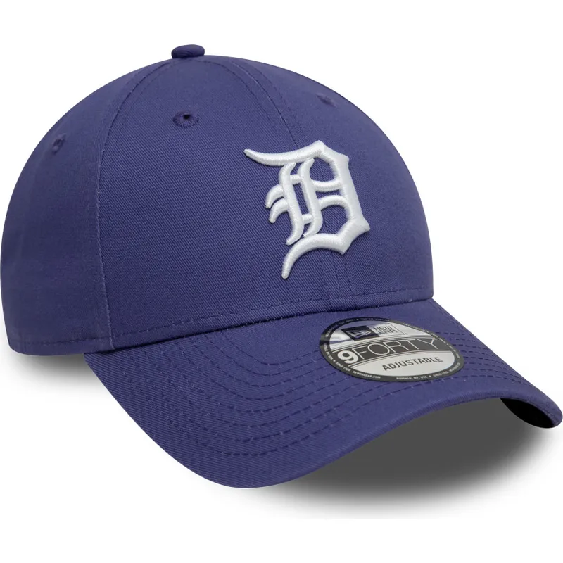 kepure-islenkta-violetine-reguliuojamas-9forty-league-essential-detroit-tigers-mlb-new-era