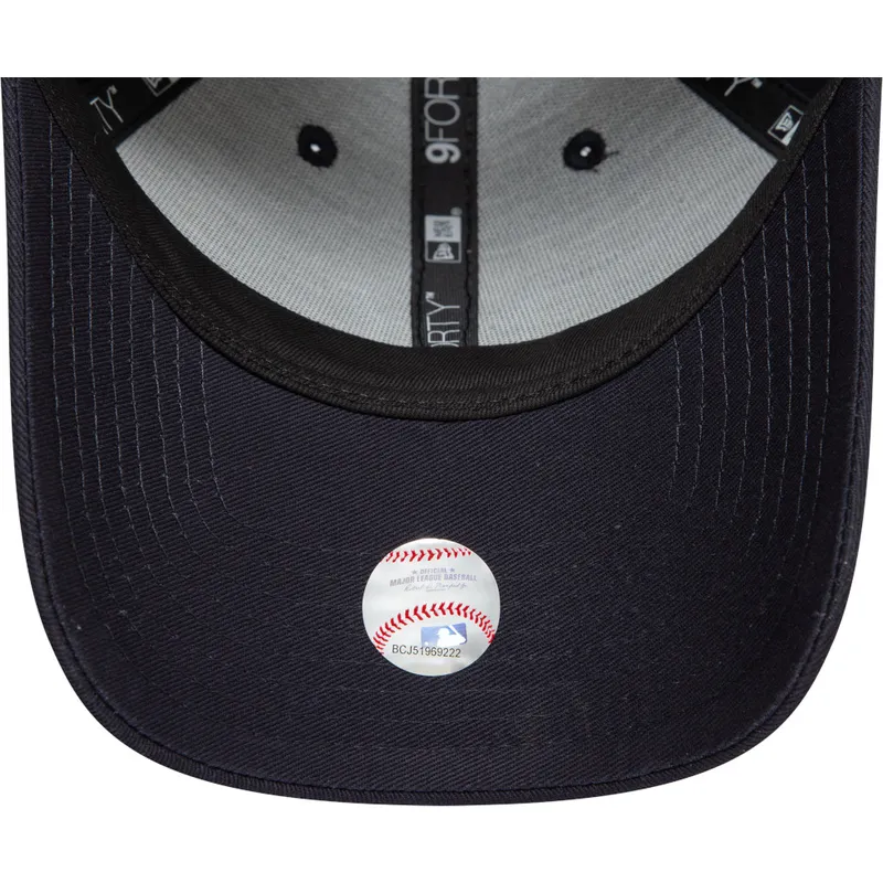 kepure-islenkta-tamsiai-melyna-reguliuojamas-9forty-league-essential-new-york-yankees-mlb-new-era