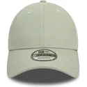 new-era-curved-brim-9forty-essential-light-green-adjustable-cap