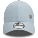 niebieska-jasna-regulowana-czapka-z-daszkiem-9forty-flawless-new-york-yankees-mlb-new-era
