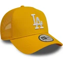 zolta-czapka-trucker-9forty-a-frame-league-essential-los-angeles-dodgers-mlb-od-new-era