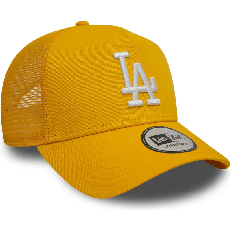 kepure-islenkta-geltona-snapback-9forty-a-frame-league-essential-los-angeles-dodgers-mlb-new-era