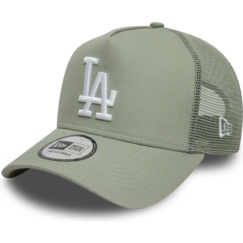 czapka-trucker-jasnozielona-9forty-a-frame-league-essential-los-angeles-dodgers-mlb-new-era