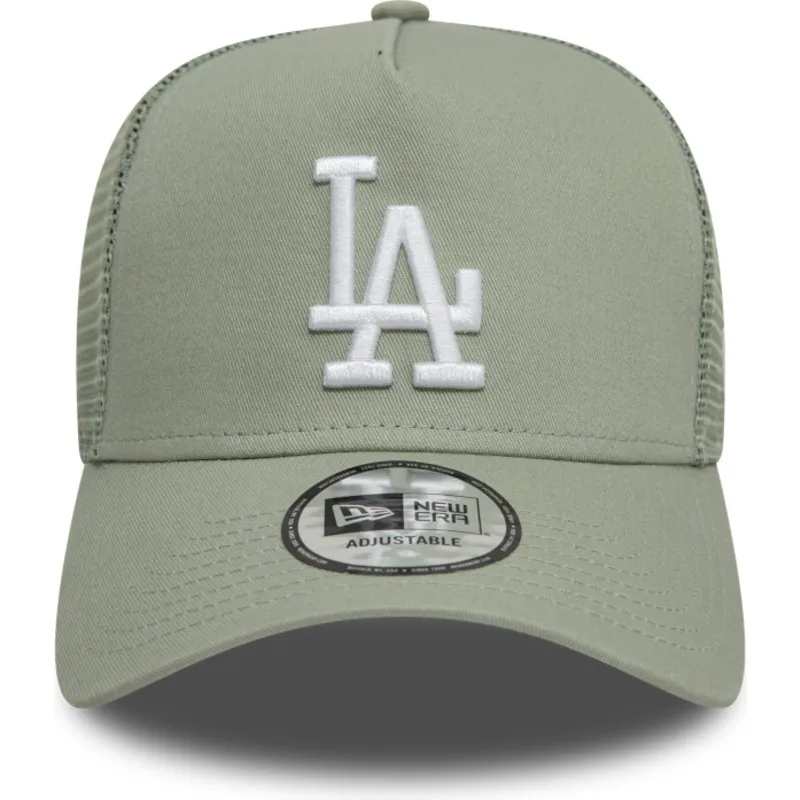 czapka-trucker-jasna-zielen-9forty-a-frame-league-essential-los-angeles-dodgers-mlb-od-new-era