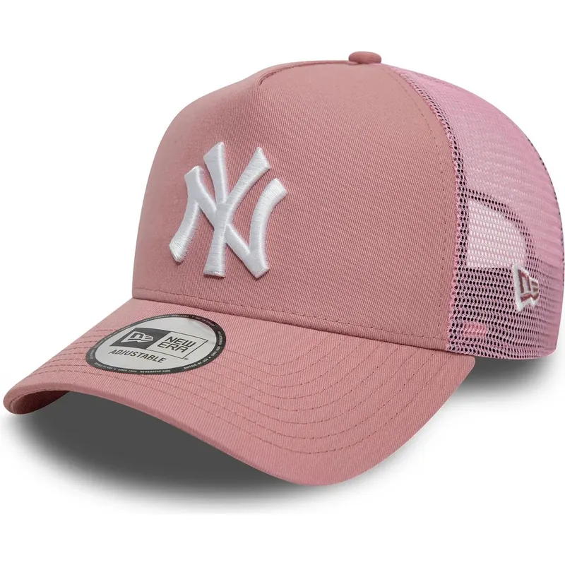 czapka-trucker-rozowa-9forty-a-frame-league-essential-new-york-yankees-mlb-new-era