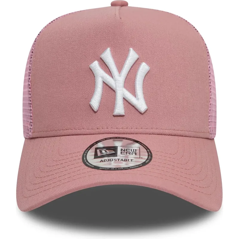 kepure-islenkta-rozine-snapback-9forty-a-frame-league-essential-new-york-yankees-mlb-new-era