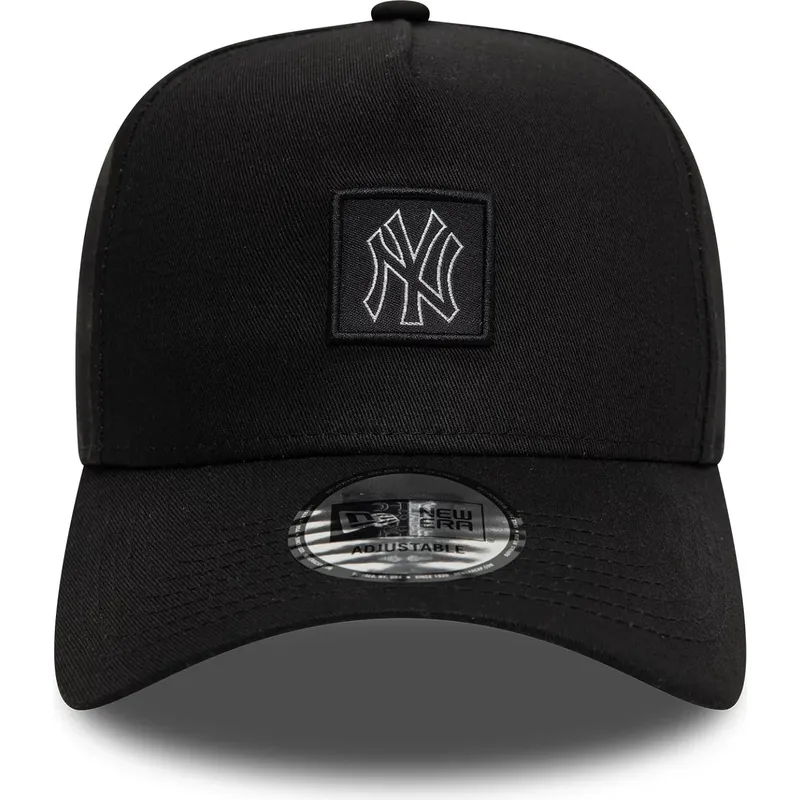 czarna-czapka-z-zakrzywionym-daszkiem-snapback-9forty-a-frame-metallic-patch-new-york-yankees-mlb-new-era