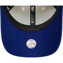 bezowo-niebieska-regulowana-czapka-z-daszkiem-9forty-colour-block-los-angeles-dodgers-mlb-new-era