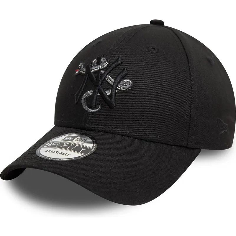 kepure-islenkta-juoda-reguliuojamas-9forty-icon-new-york-yankees-mlb-new-era