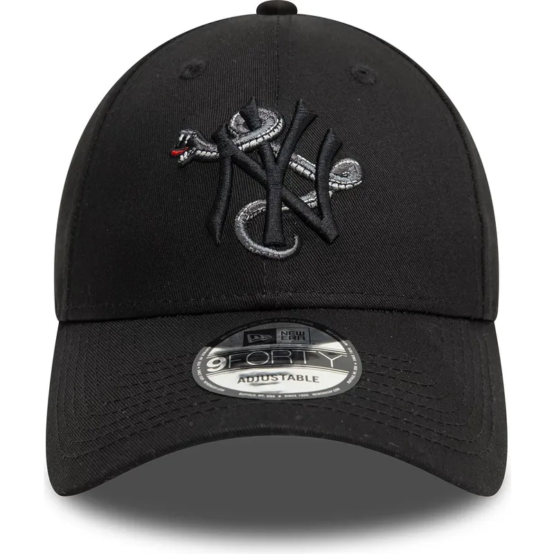 kepure-islenkta-juoda-reguliuojamas-9forty-icon-new-york-yankees-mlb-new-era