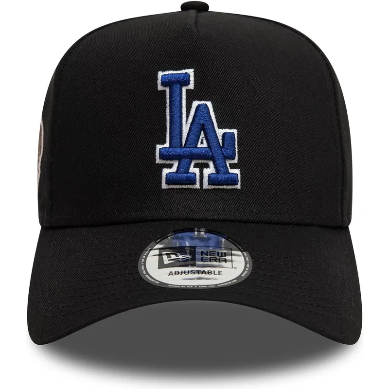 czarna-czapka-z-zakrzywionym-daszkiem-snapback-z-niebieskim-logo-9forty-a-frame-world-series-patch-los-angeles-dodgers-mlb-new-e