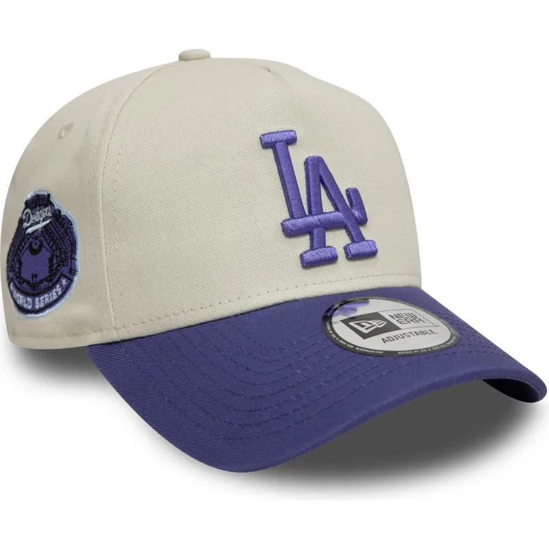 kepure-islenkta-violetine-snapback-9forty-a-frame-world-series-patch-los-angeles-dodgers-mlb-new-era