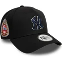 kepure-islenkta-juoda-snapback-9forty-a-frame-world-series-patch-new-york-yankees-mlb-new-era