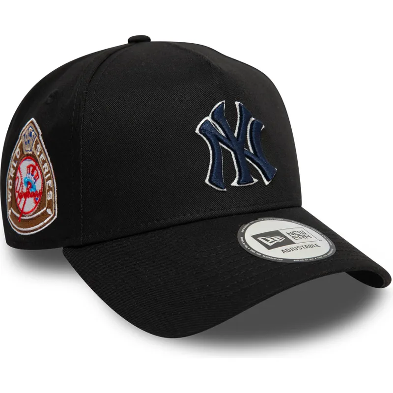 kepure-islenkta-juoda-snapback-9forty-a-frame-world-series-patch-new-york-yankees-mlb-new-era