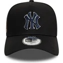 kepure-islenkta-juoda-snapback-9forty-a-frame-world-series-patch-new-york-yankees-mlb-new-era