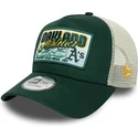 zielona-czapka-truckerka-9forty-a-frame-patch-oakland-athletics-mlb-marki-new-era