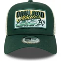 zielona-czapka-truckerka-9forty-a-frame-patch-oakland-athletics-mlb-marki-new-era