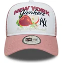 new-era-9forty-a-frame-fruit-graphic-new-york-yankees-mlb-white-and-pink-trucker-hat