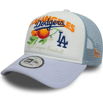 New Era 9FORTY A Frame Fruit Graphic Los Angeles Dodgers MLB Multicolor Trucker Hat