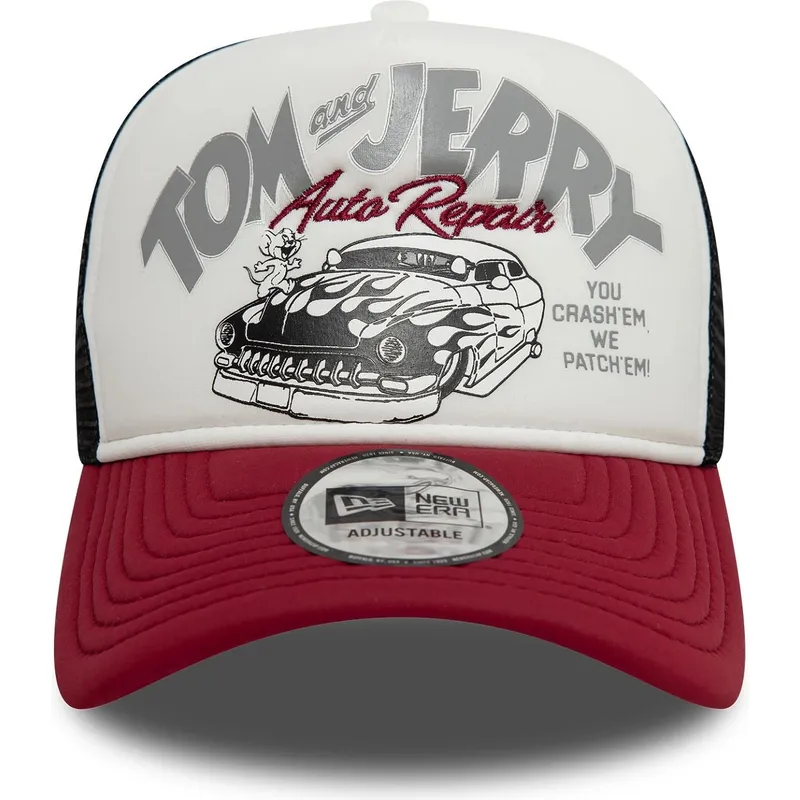 kepure-islenkta-ivairiaspalvis-snapback-9forty-a-frame-tom-y-jerry-looney-tunes-new-era
