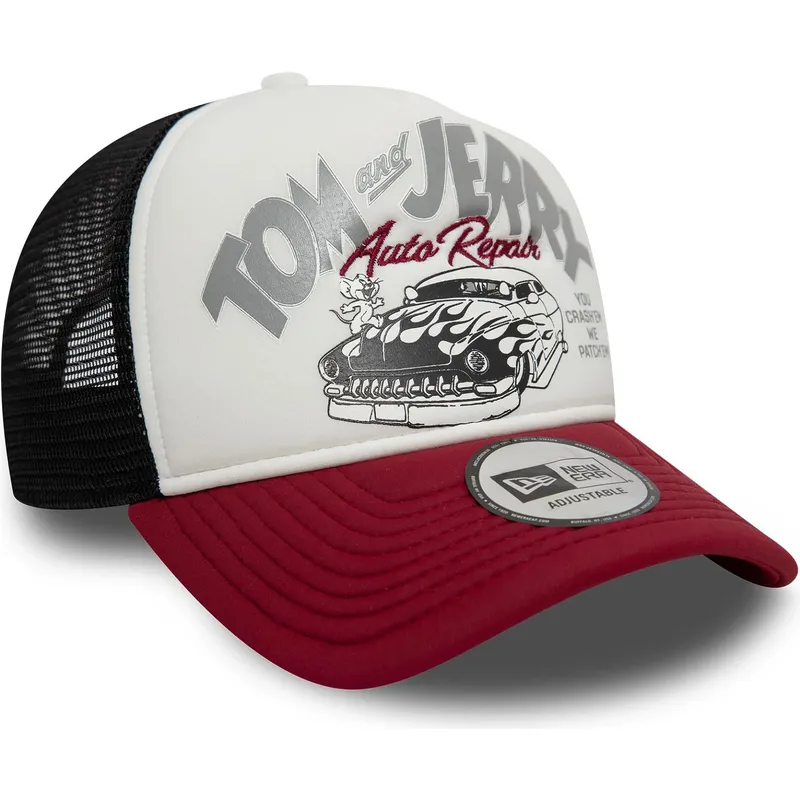 kepure-islenkta-ivairiaspalvis-snapback-9forty-a-frame-tom-y-jerry-looney-tunes-new-era