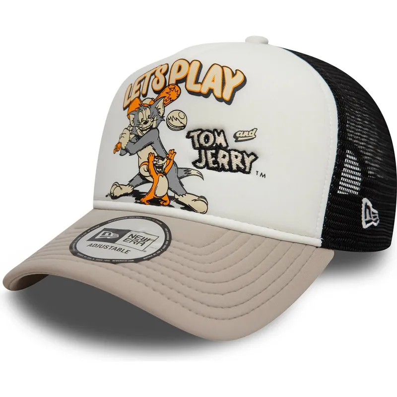 kepure-islenkta-ivairiaspalvis-snapback-9forty-a-frame-tom-y-jerry-looney-tunes-new-era