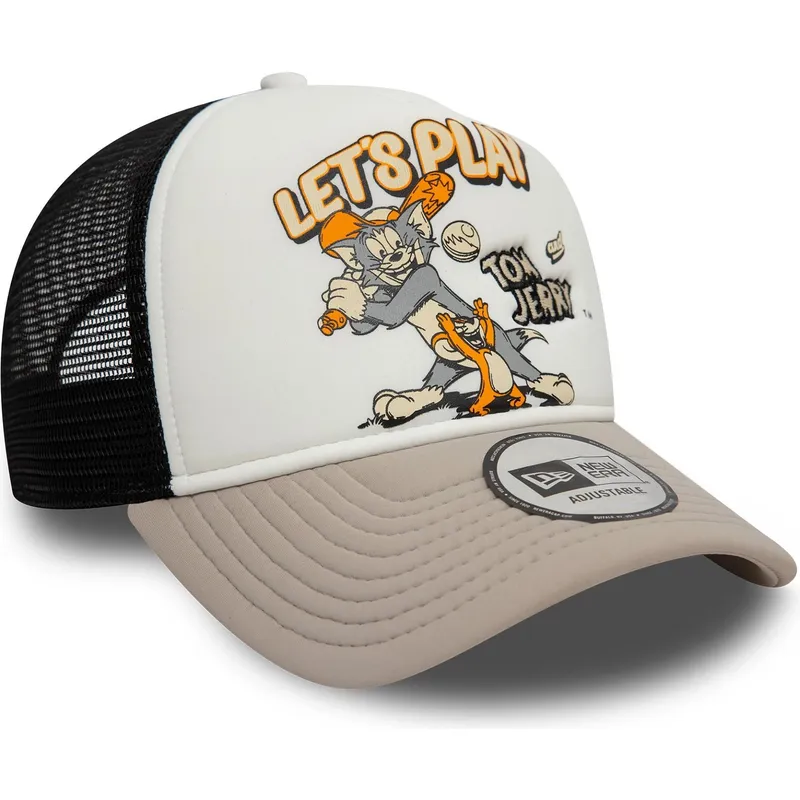 kepure-islenkta-ivairiaspalvis-snapback-9forty-a-frame-tom-y-jerry-looney-tunes-new-era