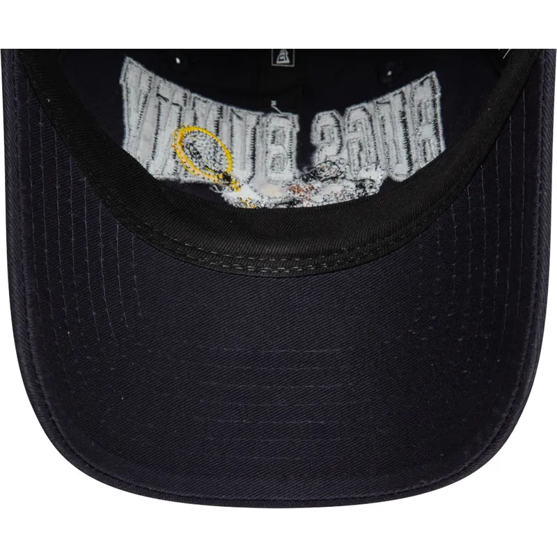 kepure-islenkta-tamsiai-melyna-reguliuojamas-9twenty-washed-bugs-bunny-looney-tunes-new-era