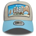 kepure-islenkta-melyna-snapback-9forty-a-frame-license-plate-cabo-ciudades-y-playas-new-era