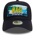 granatowa-czapka-trucker-9forty-a-frame-license-plate-maui-miasta-i-plaze-new-era