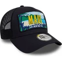 czapka-trucker-granatowa-9forty-a-frame-license-plate-maui-miasta-i-plaze-od-new-era