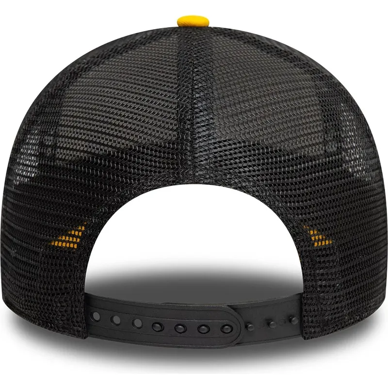kepure-islenkta-geltona-snapback-9forty-a-frame-license-plate-dubai-ciudades-y-playas-new-era