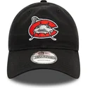 kepure-islenkta-juoda-reguliuojamas-9twenty-carolina-mudcats-milb-new-era