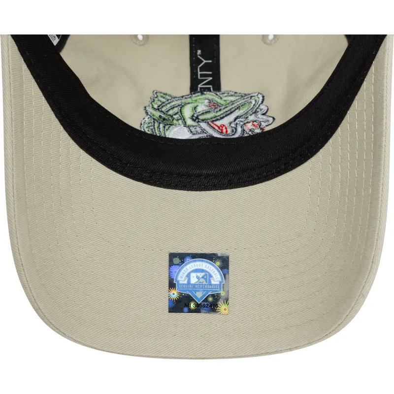 bezowa-regulowana-czapka-z-zakrzywionym-daszkiem-9twenty-gwinnett-stripers-milb-new-era