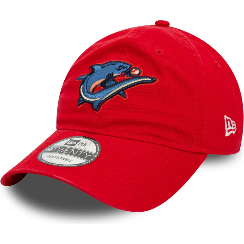 cap-islenkta-red-adjustable-strap-9twenty-clearwater-threshers-milb-new-era