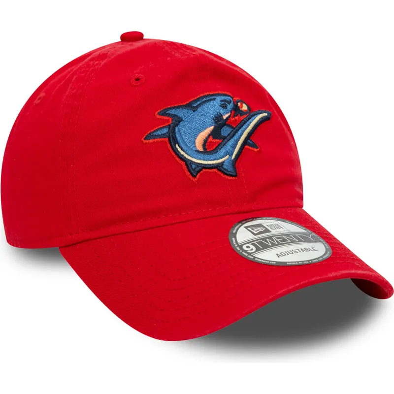 cap-islenkta-red-adjustable-strap-9twenty-clearwater-threshers-milb-new-era