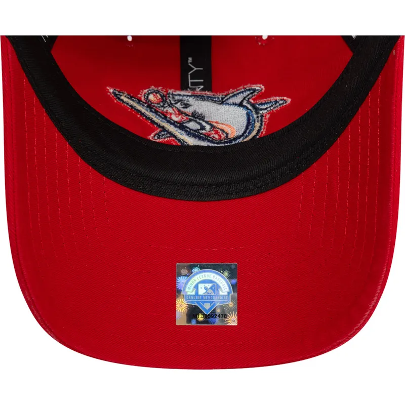 cap-islenkta-red-adjustable-strap-9twenty-clearwater-threshers-milb-new-era