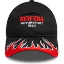 czarna-zakrzywiona-czapka-z-daszkiem-regulowana-dla-kobiet-9twenty-flame-visor-od-new-era