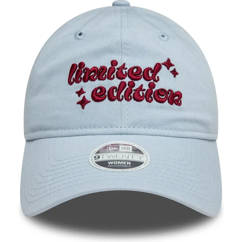 jasnoniebieska-regulowana-czapka-z-zakrzywionym-daszkiem-dla-kobiet-9twenty-limited-edition-new-era