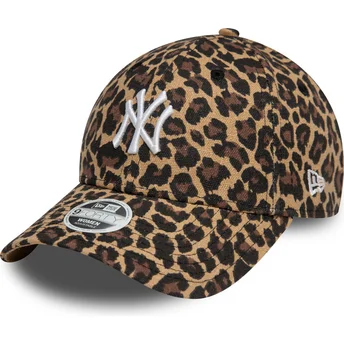Kepurė išlenkta leopardinis reguliuojamas 9FORTY New York Yankees MLB New Era